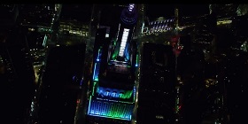 ESB FM Antenna 50th Anniversary Light Show