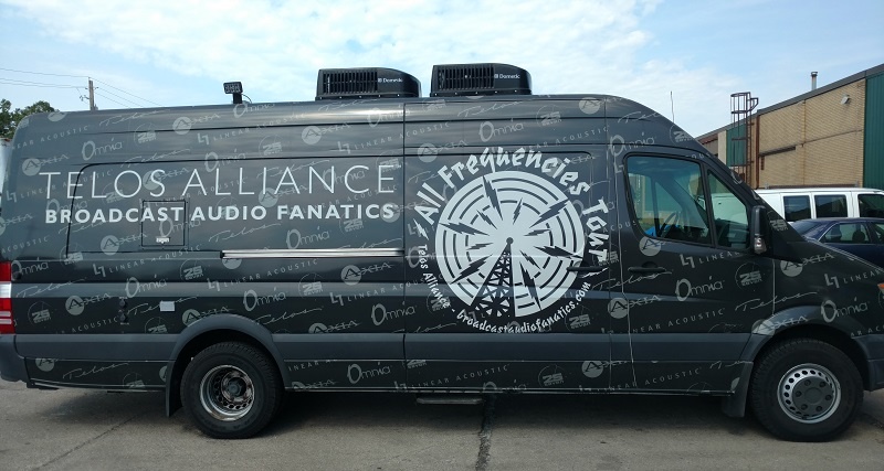 Broadcast Audio Fanatics Van ready for 2017 Omnia Tour Broadcast Audio Fanatics Van ready for 2017 Omnia Tour