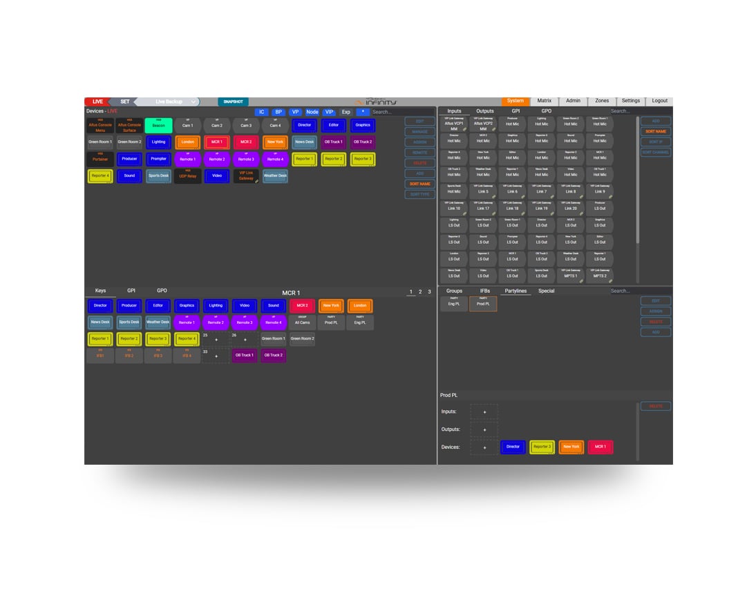 Infinity Dashboard_Update